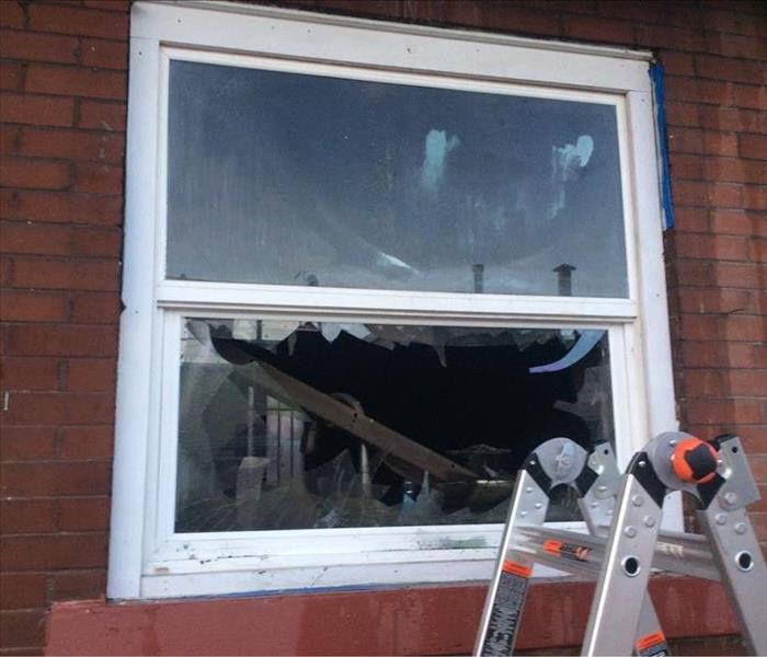 Window Damage after Fire